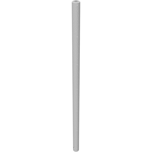 Traffic safety | fencing systems | Fixed postfor casting in concrete | with coverlength: 1500 mm | hot-dip galvanized